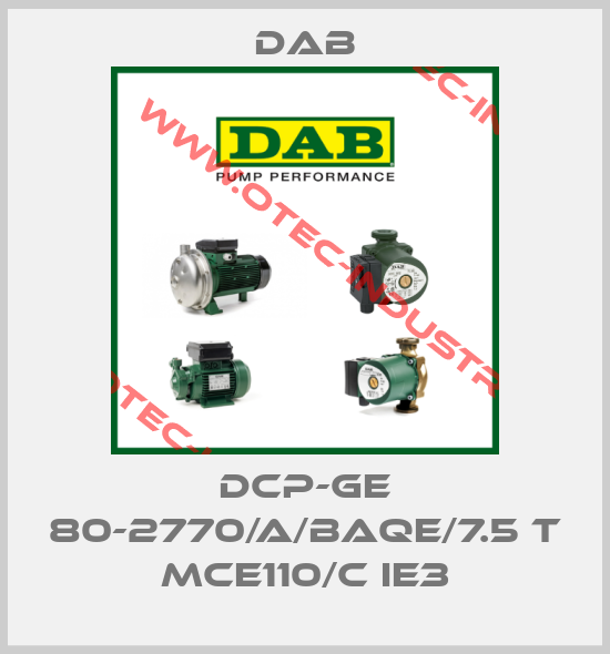 DCP-GE 80-2770/A/BAQE/7.5 T MCE110/C IE3-big