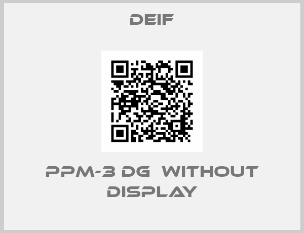 PPM-3 DG  without display-big