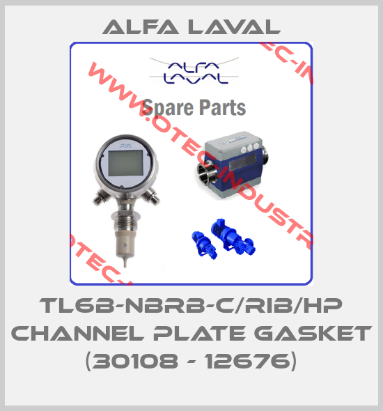 TL6B-NBRB-C/RIB/HP CHANNEL PLATE GASKET (30108 - 12676)-big