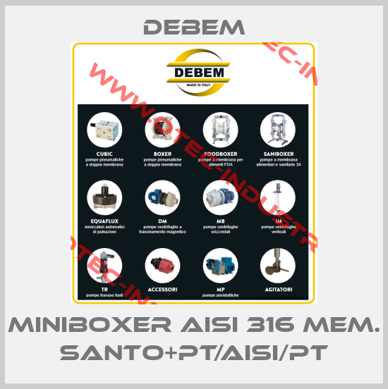 MINIBOXER AISI 316 MEM. SANTO+PT/AISI/PT-big