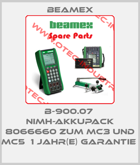 B-900.07  NiMH-Akkupack 8066660 zum MC3 und MC5  1 Jahr(e) Garantie -big