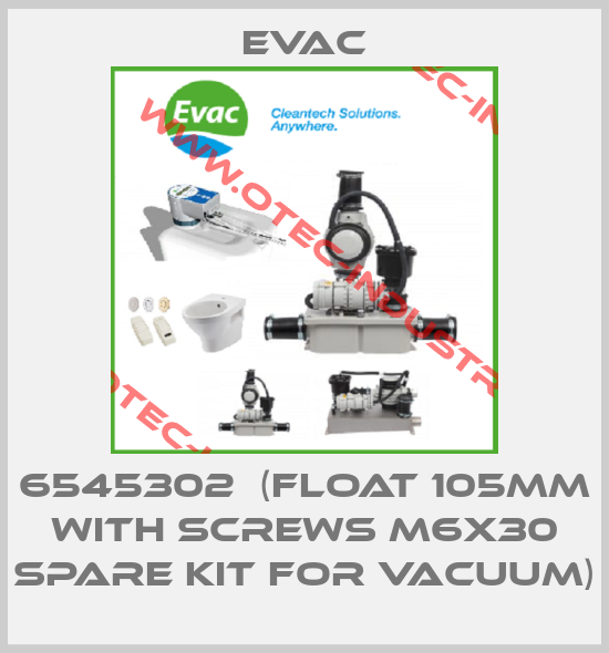 6545302  (FLOAT 105MM WITH SCREWS M6x30 SPARE KIT FOR VACUUM)-big