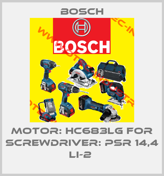 Motor: HC683LG for Screwdriver: PSR 14,4 LI-2 -big