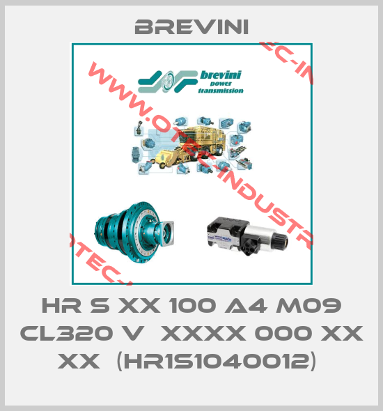 HR S XX 100 A4 M09 CL320 V  XXXX 000 XX XX  (HR1S1040012) -big