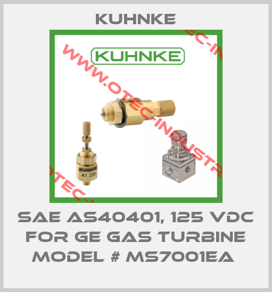 SAE AS40401, 125 VDC FOR GE GAS TURBINE MODEL # MS7001EA -big