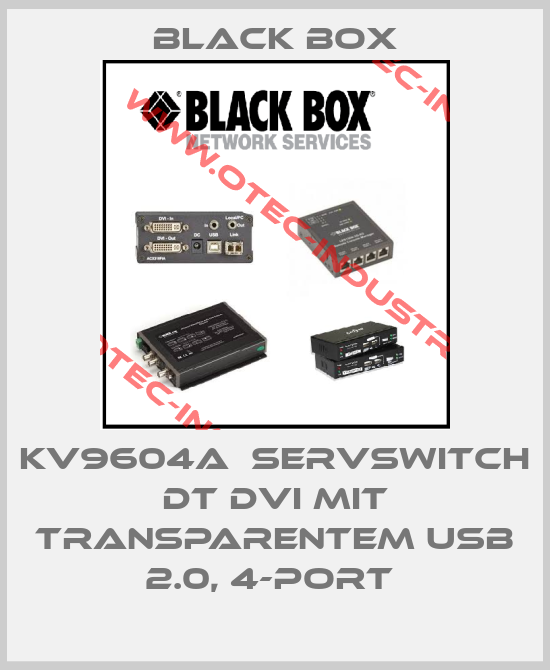 KV9604A  ServSwitch DT DVI mit transparentem USB 2.0, 4-Port -big