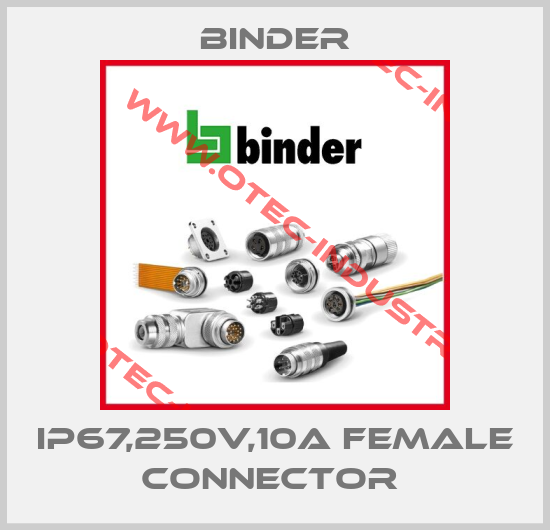 IP67,250V,10A Female Connector -big