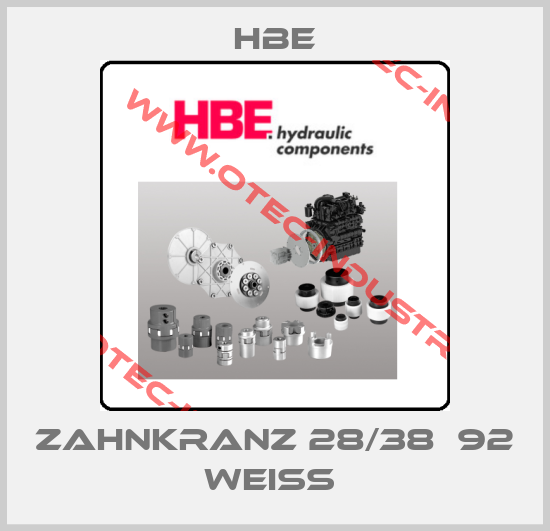 Zahnkranz 28/38  92 Weiss -big