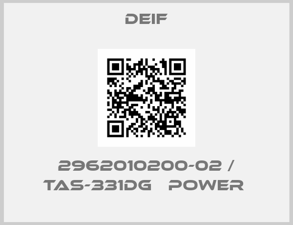 2962010200-02 / TAS-331DG   power -big