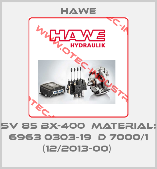 SV 85 BX-400  Material: 6963 0303-19  D 7000/1 (12/2013-00) -big