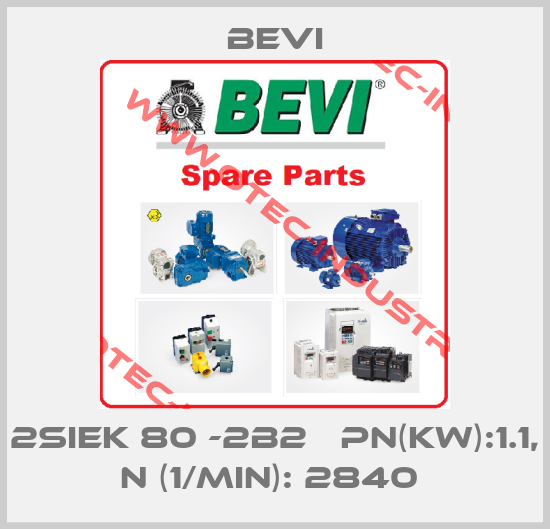 2SIEK 80 -2B2   Pn(kW):1.1, n (1/min): 2840 -big