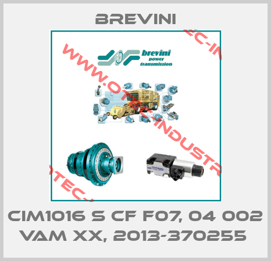 CIM1016 S CF F07, 04 002 VAM XX, 2013-370255 -big