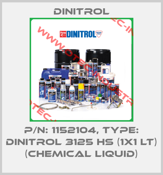 P/N: 1152104, Type: Dinitrol 3125 HS (1x1 lt) (chemical liquid)-big
