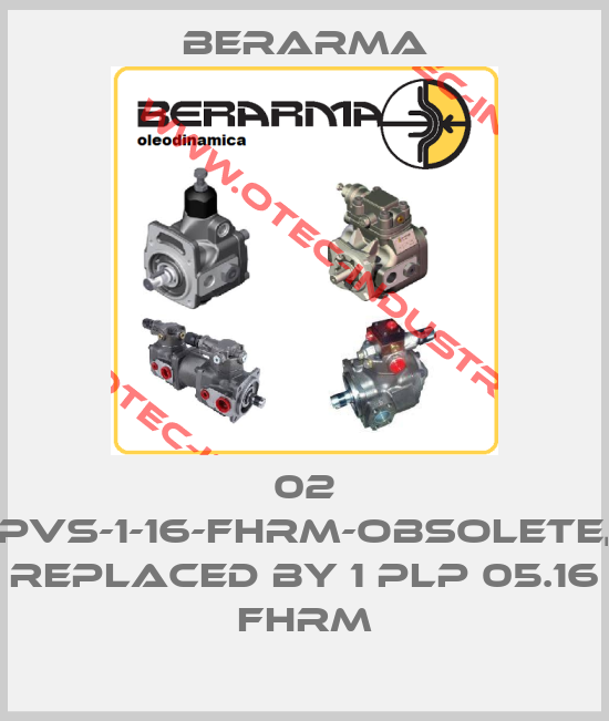 02 PVS-1-16-FHRM-obsolete, replaced by 1 PLP 05.16 FHRM-big