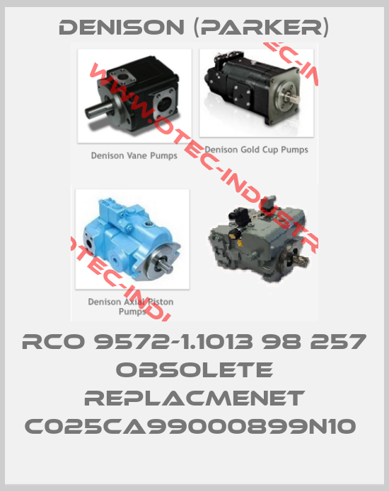 RCO 9572-1.1013 98 257 obsolete replacmenet C025CA99000899N10 -big