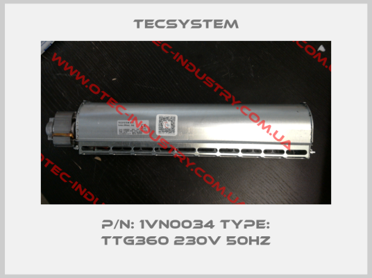 P/N: 1VN0034 Type: TTG360 230V 50HZ-big