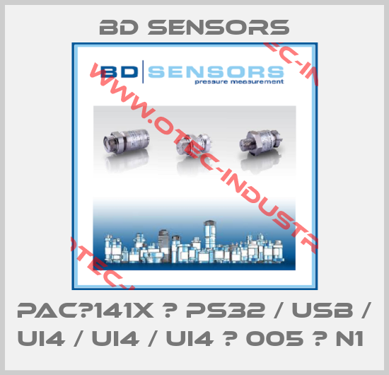 PAC‐141X ‐ PS32 / USB / UI4 / UI4 / UI4 ‐ 005 ‐ N1 -big