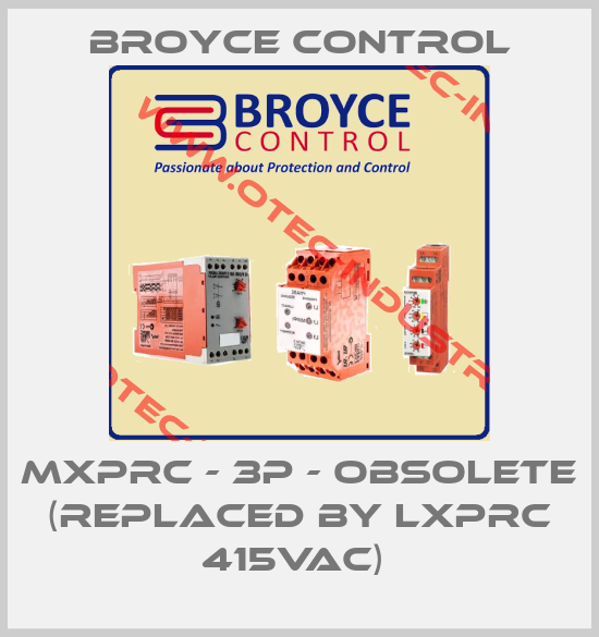 MXPRC - 3P - obsolete (replaced by LXPRC 415VAC) -big