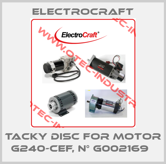 Tacky disc for motor G240-CEF, n° G002169  -big