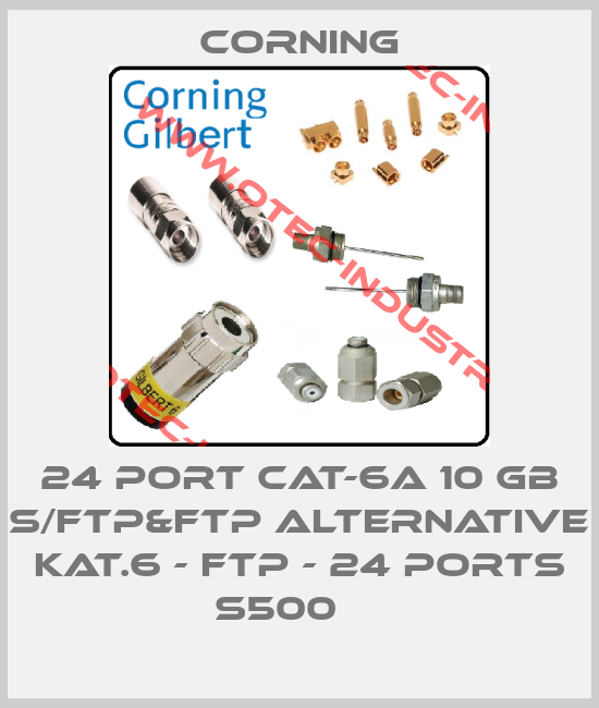 24 Port Cat-6A 10 Gb S/FTP&FTP alternative KAT.6 - FTP - 24 PORTS S500    -big