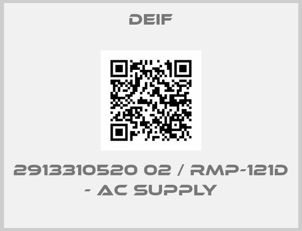 2913310520 02 / RMP-121D - AC supply-big