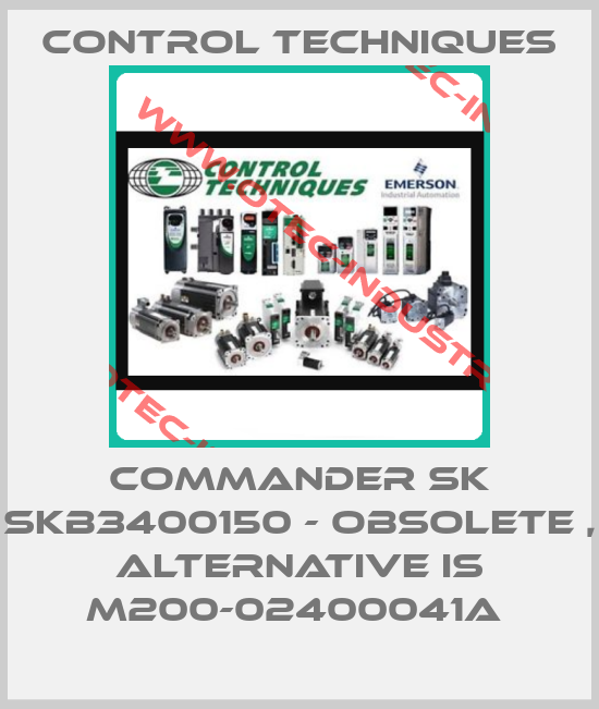 COMMANDER SK SKB3400150 - obsolete , alternative is M200-02400041A -big