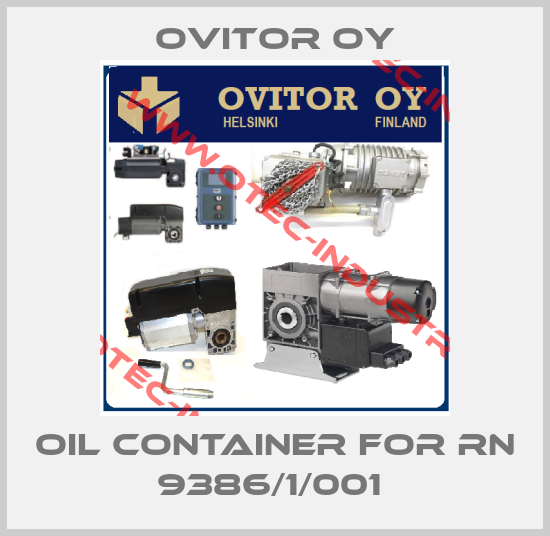Oil Container for RN 9386/1/001 -big