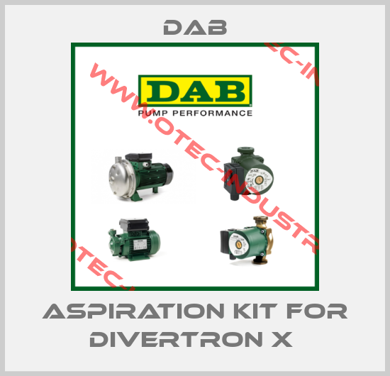 Aspiration kit for Divertron X -big