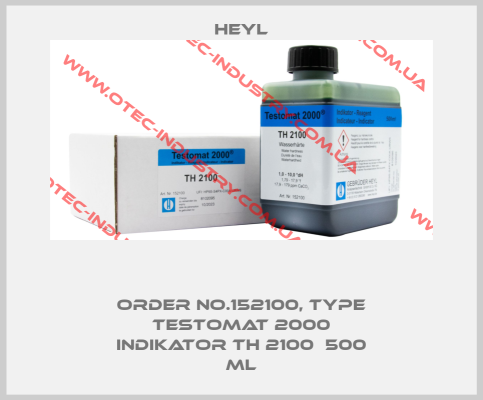 Order No.152100, Type Testomat 2000 Indikator TH 2100  500 ml-big