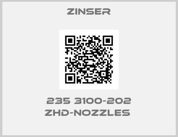 235 3100-202 ZHD-nozzles -big