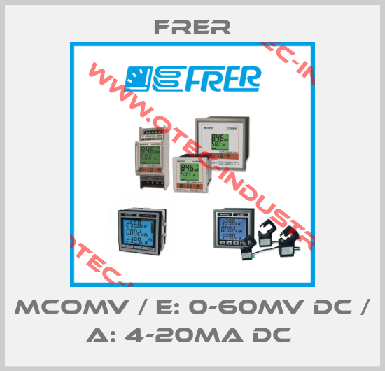 MCOMV / E: 0-60mV DC / A: 4-20mA DC -big