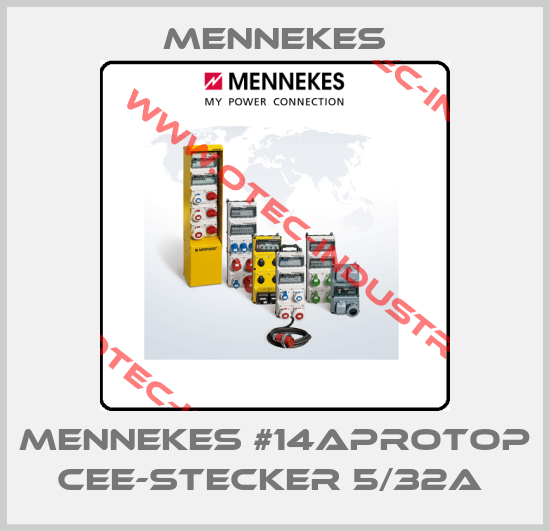Mennekes #14AProTop CEE-Stecker 5/32A -big