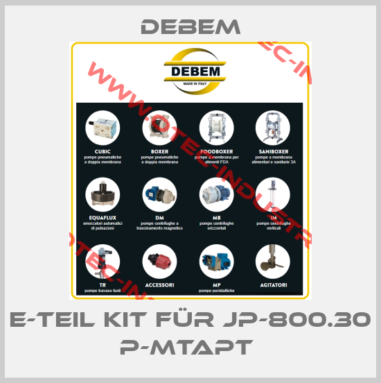 E-Teil Kit für JP-800.30 P-MTAPT -big