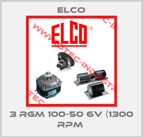 3 RGM 100-50 6V (1300 rpm -big