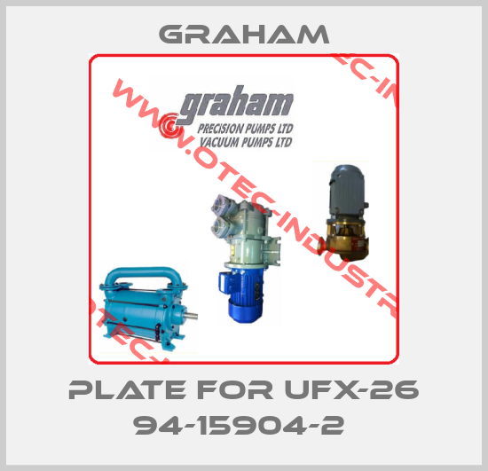 Plate for ufx-26 94-15904-2 -big