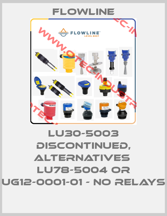LU30-5003 discontinued, alternatives  LU78-5004 or UG12-0001-01 - No relays-big