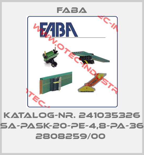 KATALOG-NR. 241035326 (SA-PASK-20-PE-4,8-PA-36) 2808259/00 -big