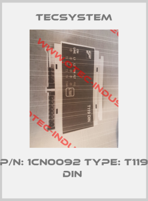 P/N: 1CN0092 Type: T119 DIN -big