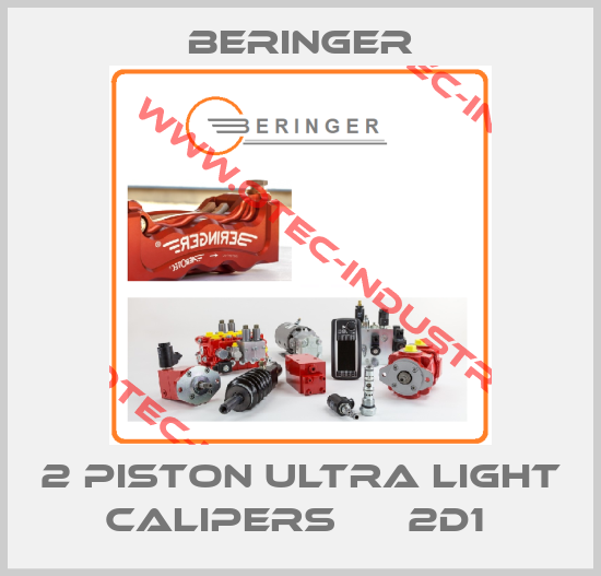 2 PISTON ULTRA LIGHT CALIPERS      2D1 -big