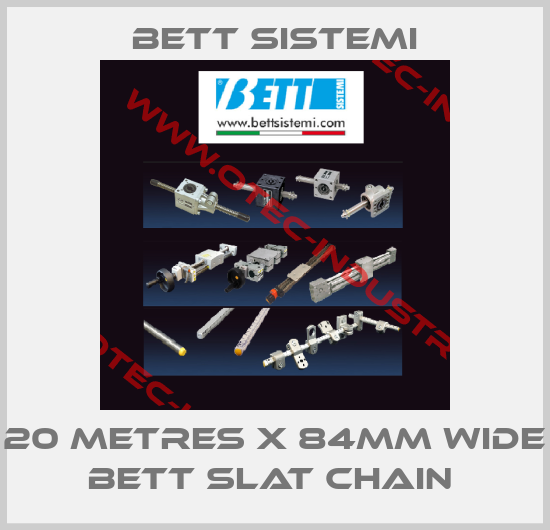 20 METRES X 84MM WIDE BETT SLAT CHAIN -big