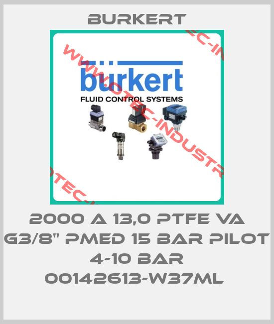 2000 A 13,0 PTFE VA G3/8" PMED 15 BAR PILOT 4-10 BAR 00142613-W37ML -big