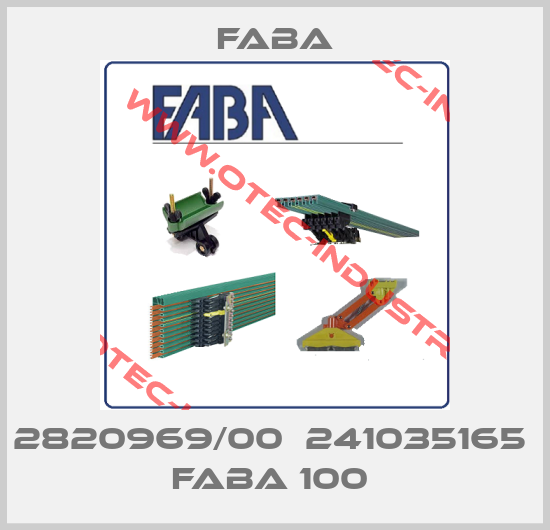 2820969/00  241035165  FABA 100 -big